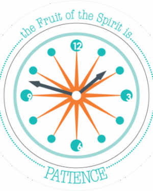 Fruit of the Spirit Plate - Patience