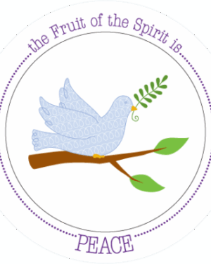 Fruit of the Spirit Plate - Peace