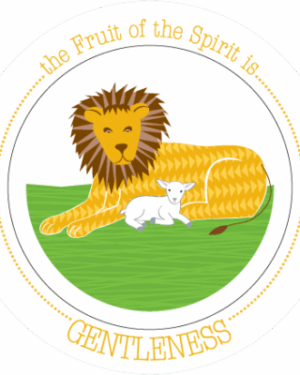 Fruit of the Spirit Plate - Gentleness