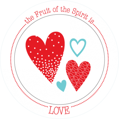 Fruit of the spirit plate - Love