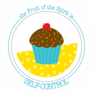 Fruit of the Spirit Plate - Self Control