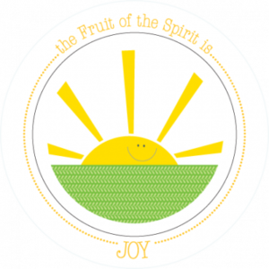 Fruit of the Spirit Plate - Joy