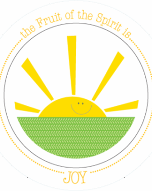 Fruit of the Spirit Plate - Joy